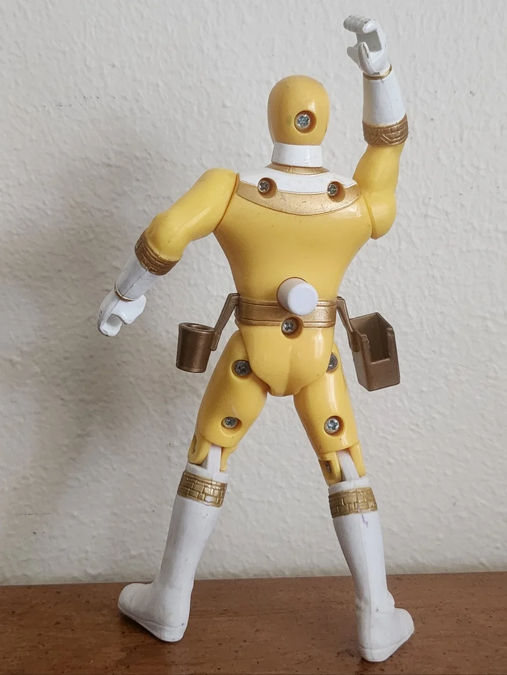 1996 Yellow Power Ranger II Action Figure 5